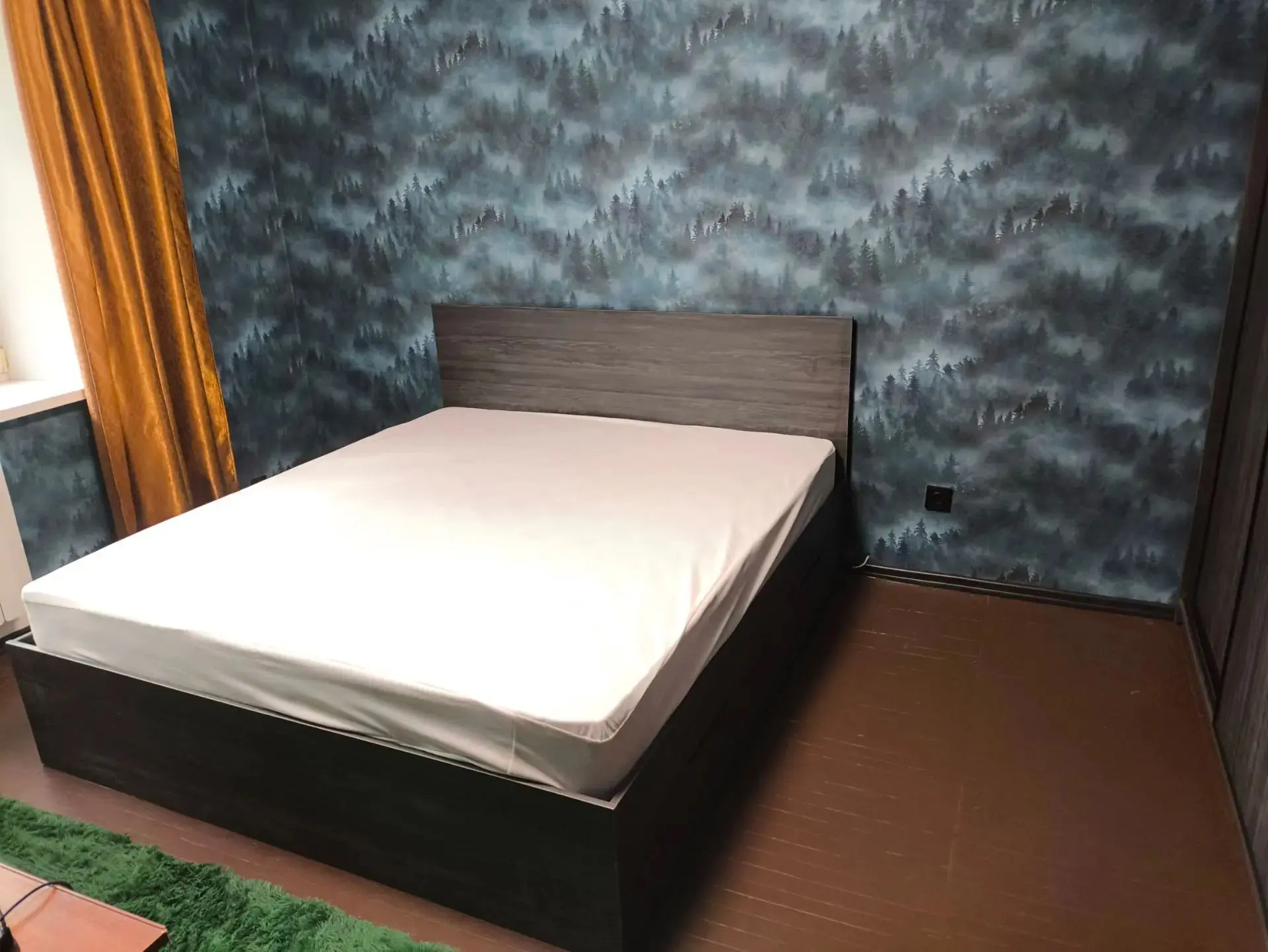 Кровать с ящиками на заказ из ЛДСП Lamarti Блэквуд N000718